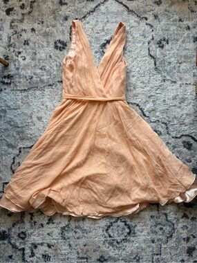 Gorgeous Peach Mini Dress